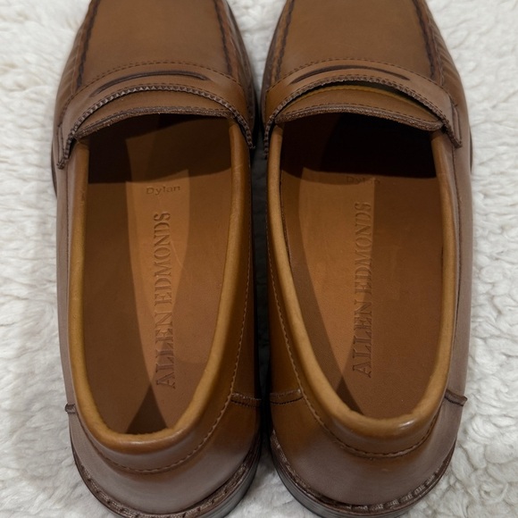 NWB Allen Edmonds Dylan Penny Loafer Walnut Sz 8.5 D Business Casual Preppy - Picture 6 of 16